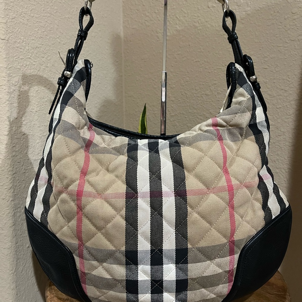 BURBERRY CANVAS HOBO - Picture 2 of 15